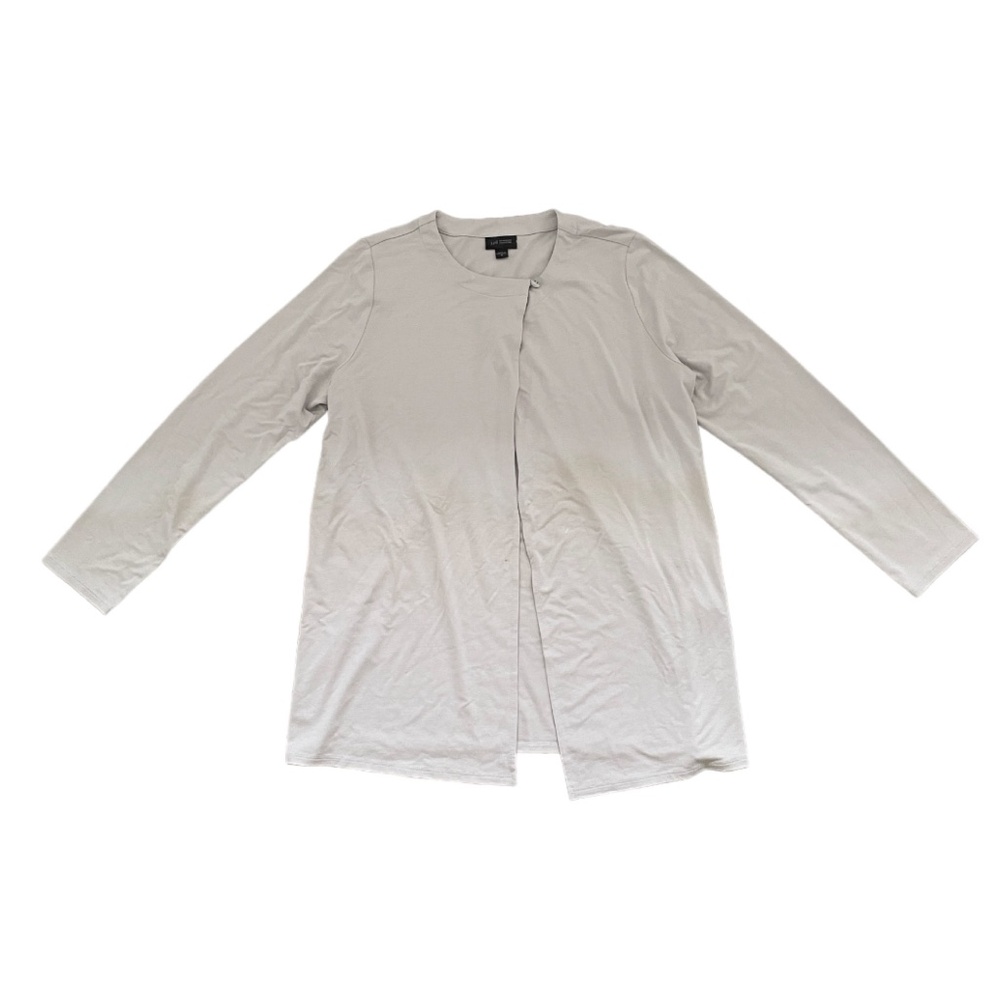 J. Jill Taupe Cardigan Size Medium